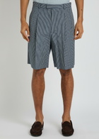 Givenchy Checked Cotton Shorts White
