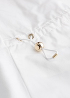 Herno Nylon-back Toggle-fastening Cotton T-shirt White