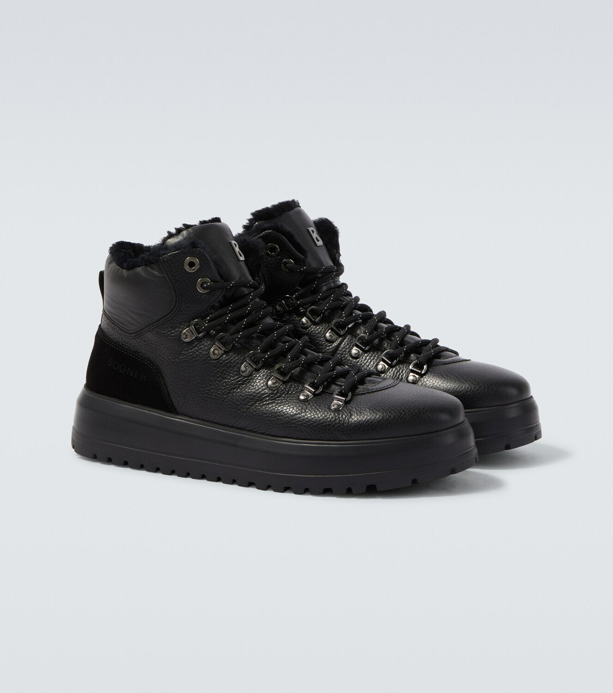 Bogner Antwerp leather high-top sneakers