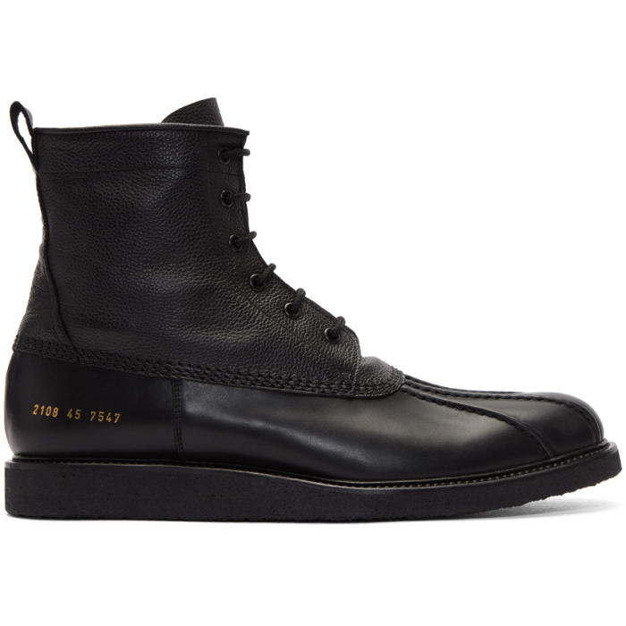 Common Projects Black Duck Boots Common Projects