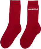 Jacquemus Red 'Les Chaussettes Jacquemus' Socks