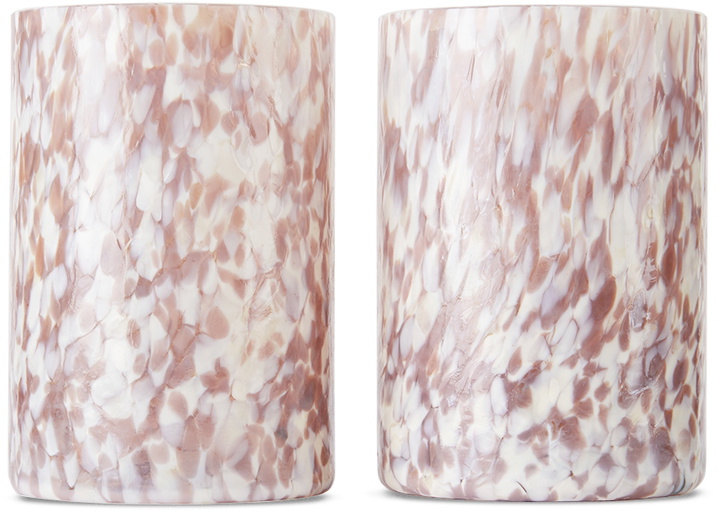 Photo: Stories of Italy Purple & White Macchia Su Macchia Tumbler Set