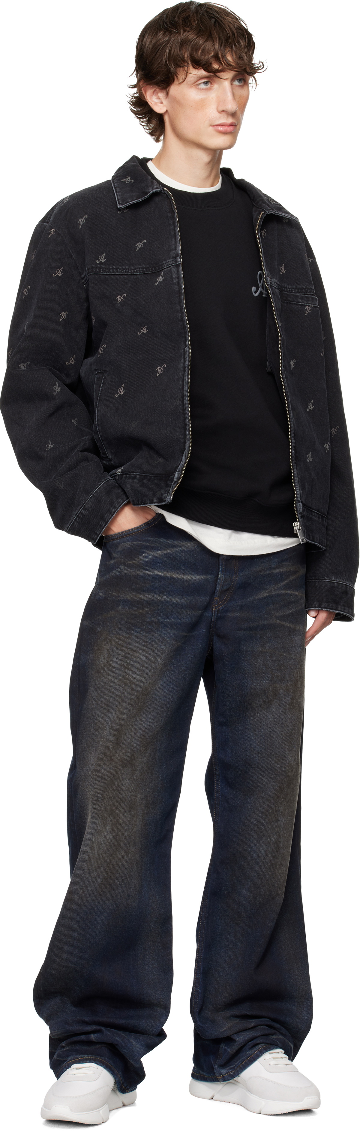 【関税込み】Axel Arigato デニムジャケット Blue Signature 'A' Denim Jacket by Axel Arigato on Sale