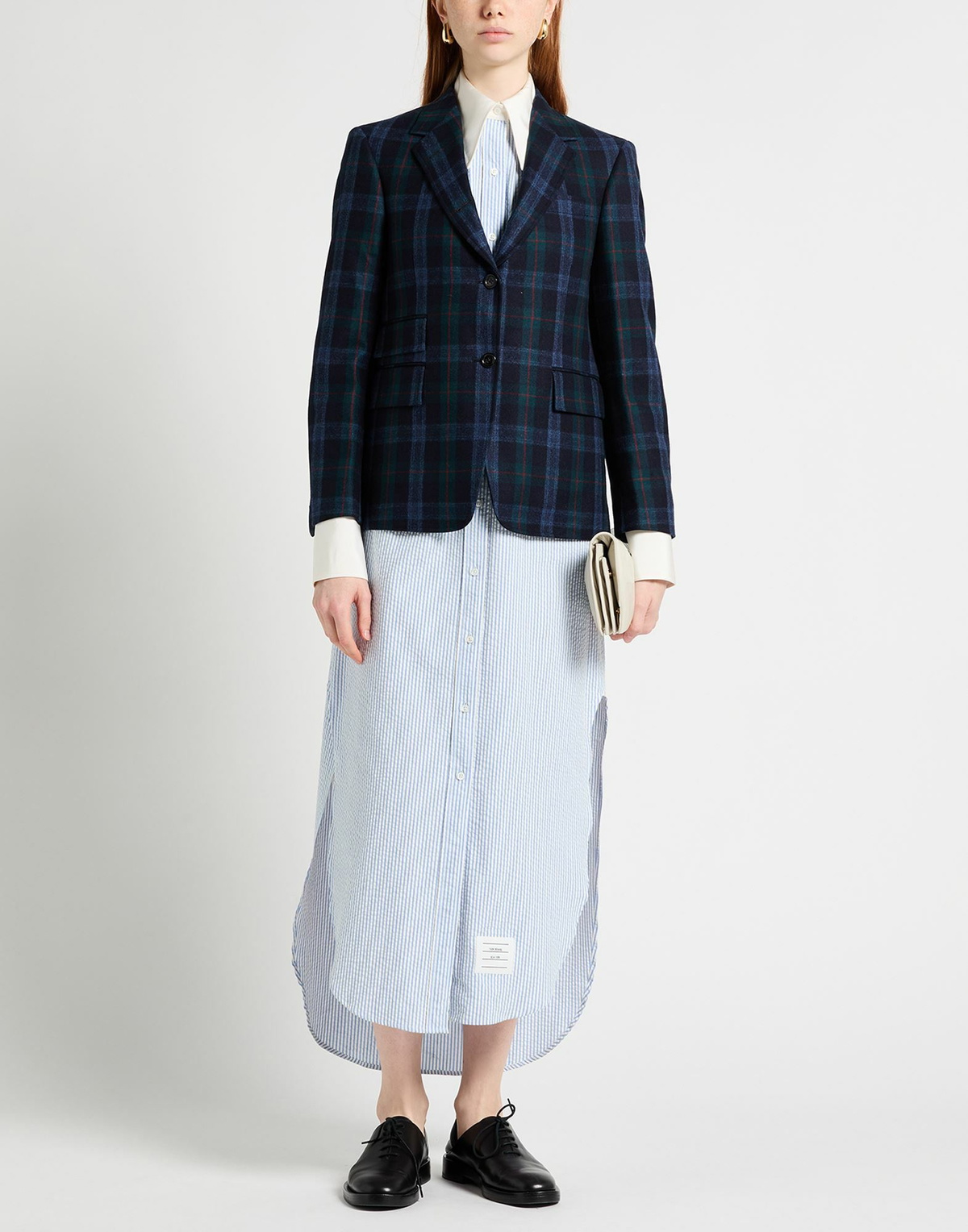 Thom Browne Womens Blazer in Navy