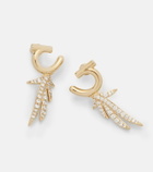 Ferragamo Crystal-embellished earrings