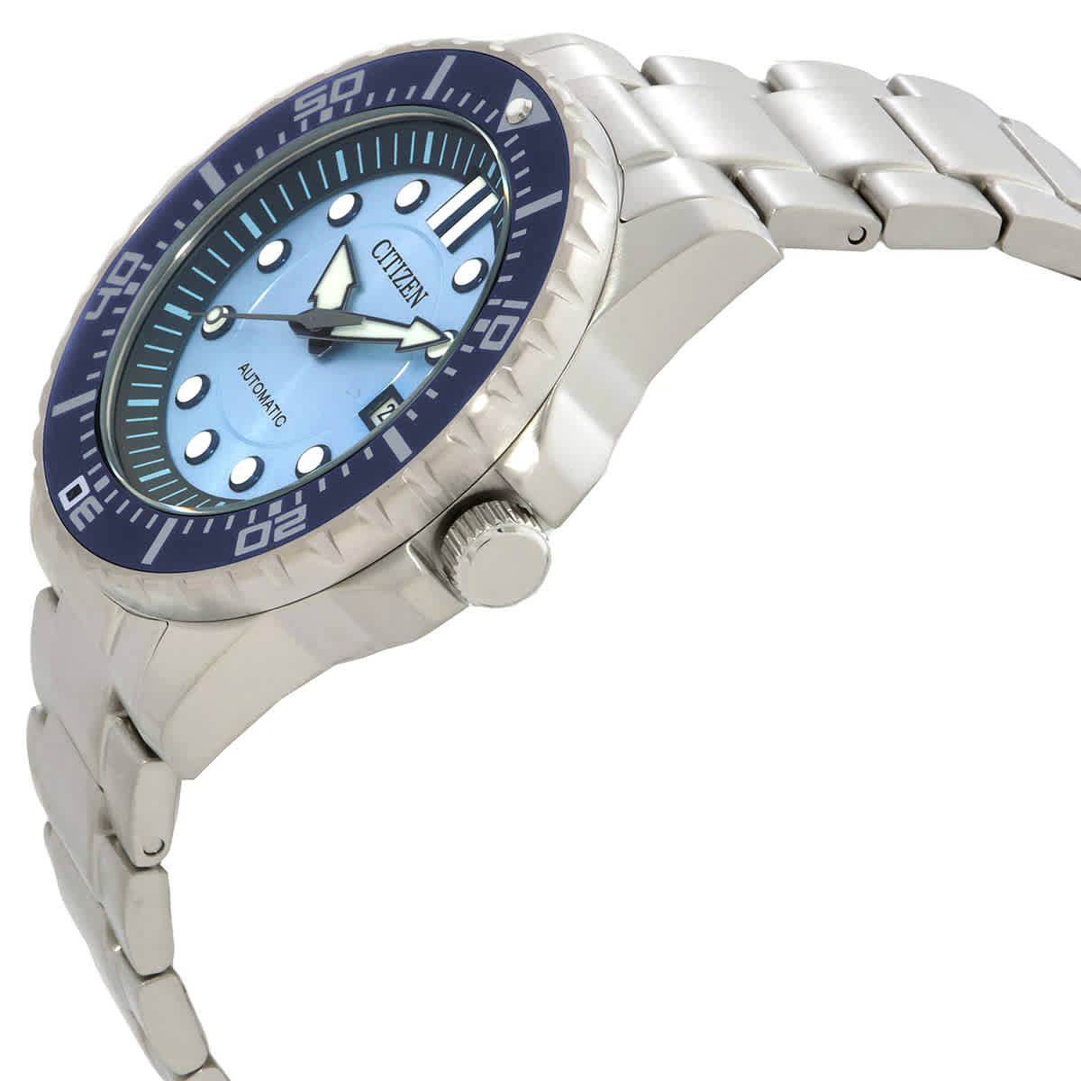 Citizen Automatic Blue Dial Mens Watch NJ0178-81M