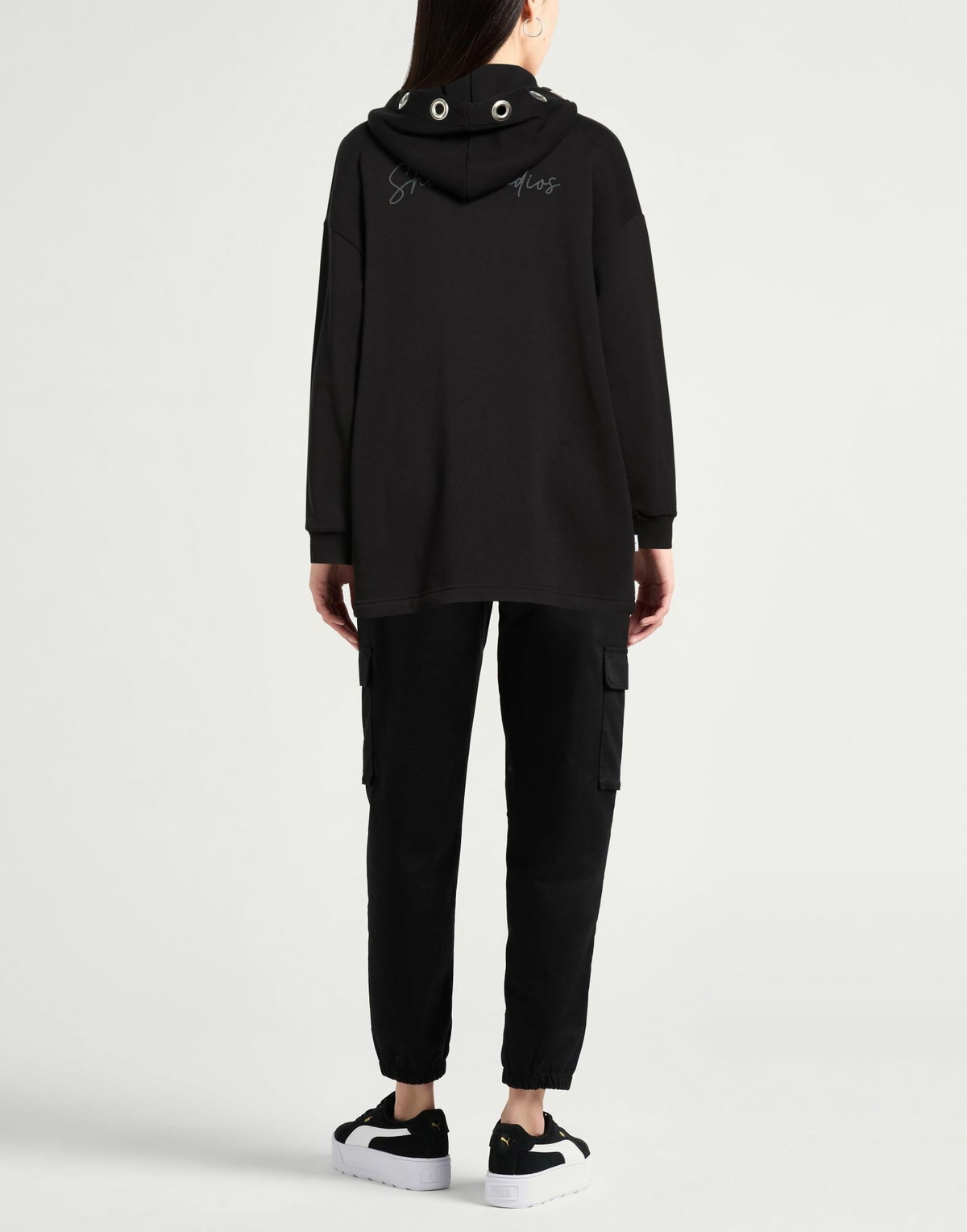 Shoe Womens Sweatshirt in Black