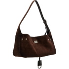 Balenciaga Brown Bel Air Waxed Suede S Bag
