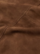 Brunello Cucinelli - Suede Trucker Jacket - Brown