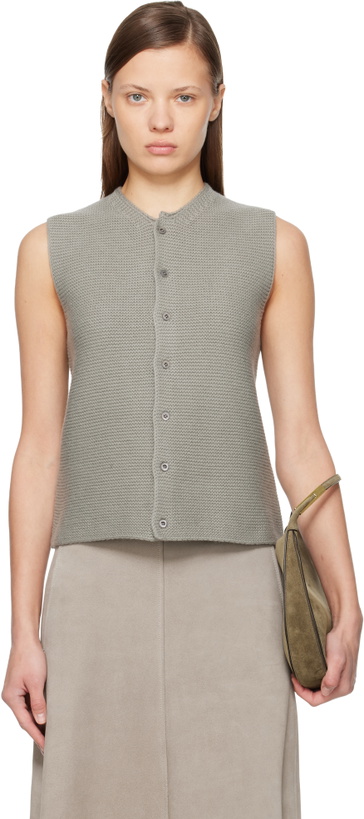 Photo: Rier Gray Tyrolean Gilet Cardigan