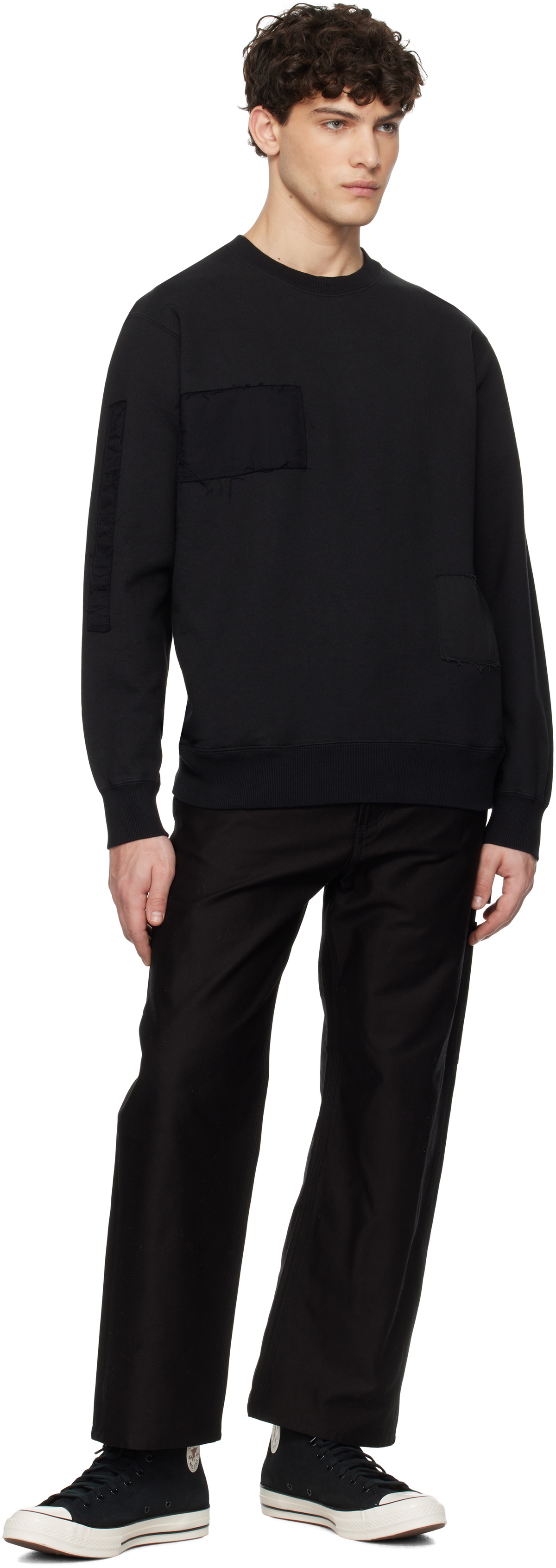 UNDERCOVER Black Patch Sweatshirt