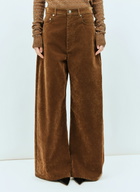 Sportmax Flocked Denim Pants