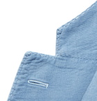 Boglioli - Light-Blue K-Jacket Slim-Fit Unstructured Cotton-Corduroy Suit Jacket - Blue
