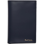 Paul Smith Navy Multi Stripe Card Holder