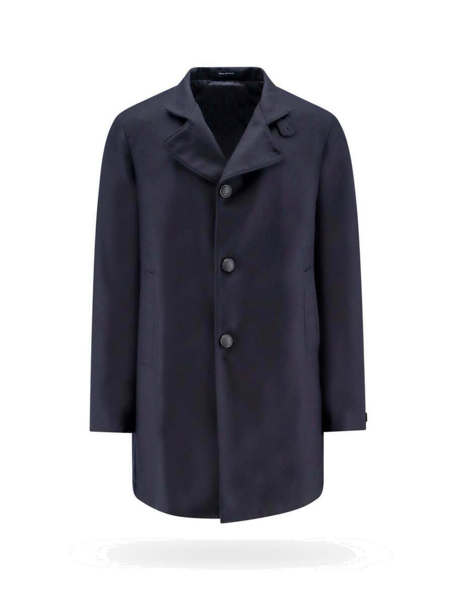 Tagliatore Men's Virgin Wool Coat Beige