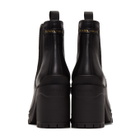Prada Black Heeled Chelsea Boots