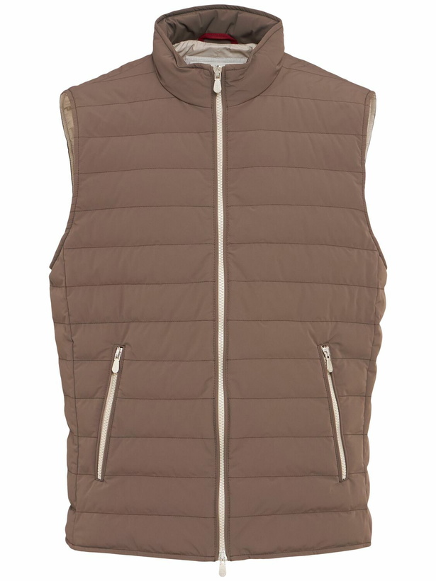Photo: BRUNELLO CUCINELLI Nylon Blend Down Vest