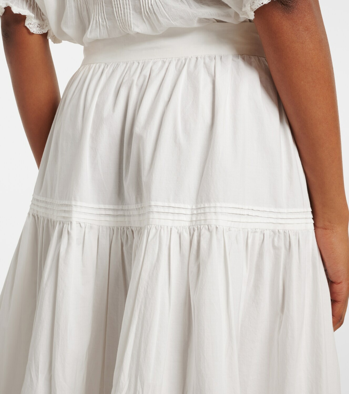 Dôen Sebastiane cotton poplin maxi skirt