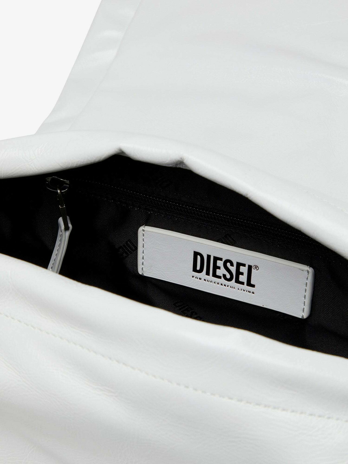 DIESEL Scrunch-D Shoulder M ショルダーバッグ 白 Diesel White Scrunch-D Shoulder M Bag Diesel