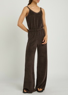 Suzie Kondi Elma Terry Jumpsuit Brown
