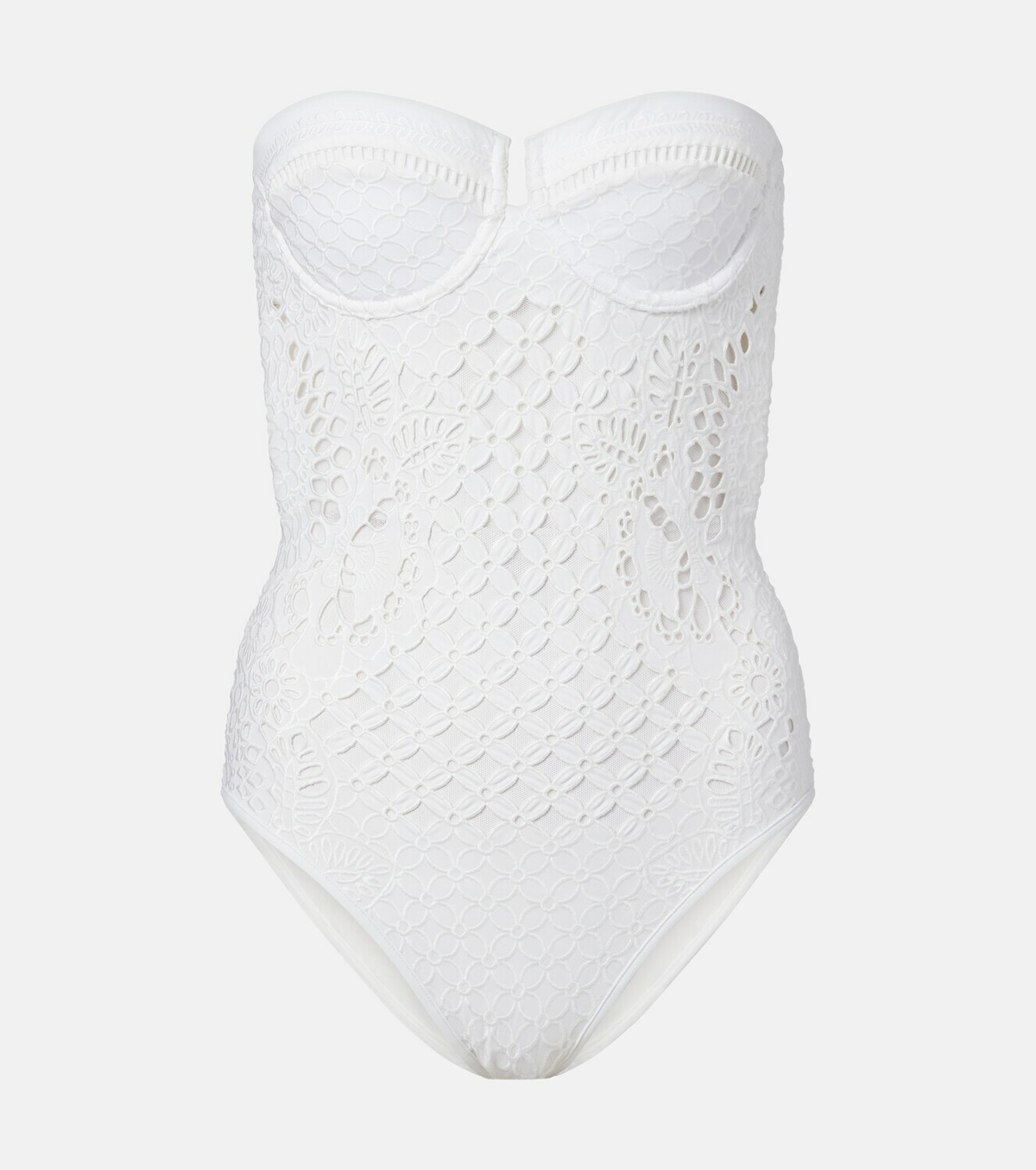 Zimmermann Indra embroidered swimsuit