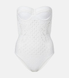 Zimmermann Indra embroidered swimsuit