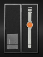 NOMOS Glashütte - Tangente 38 Date Boje Limited Edition Hand-Wound 37.5mm Stainless Steel and Webbing Watch, Ref. No. 179.S17