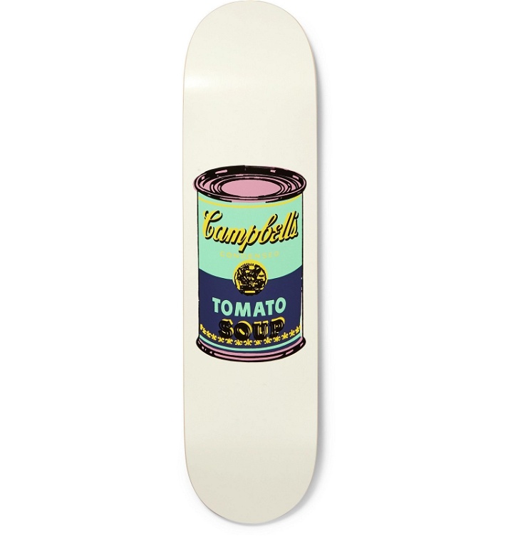 Photo: The SkateRoom - Andy Warhol Printed Wooden Skateboard - Neutrals
