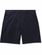 Norse Projects - Aros Straight-Leg Cotton-Twill Shorts - Blue