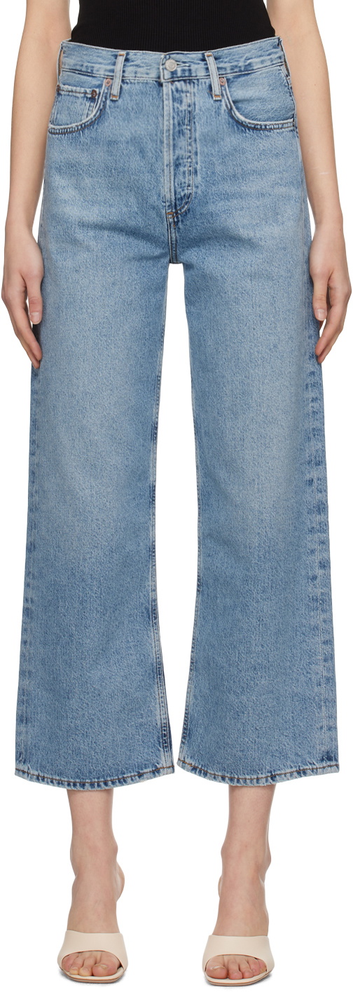 AGOLDE Ren: High Rise Wide Leg Jeans