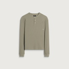 END. Men's Recruit Henley in Khaki