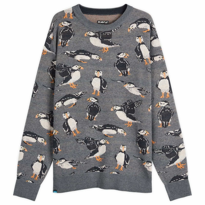 Photo: KAVU Men's Highline Knitted Jumper in Puffin