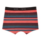 Paul Smith Pink Striped Trunk Boxer Briefs