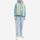 Pleasures Men's Latex Logo Hoody in Green
