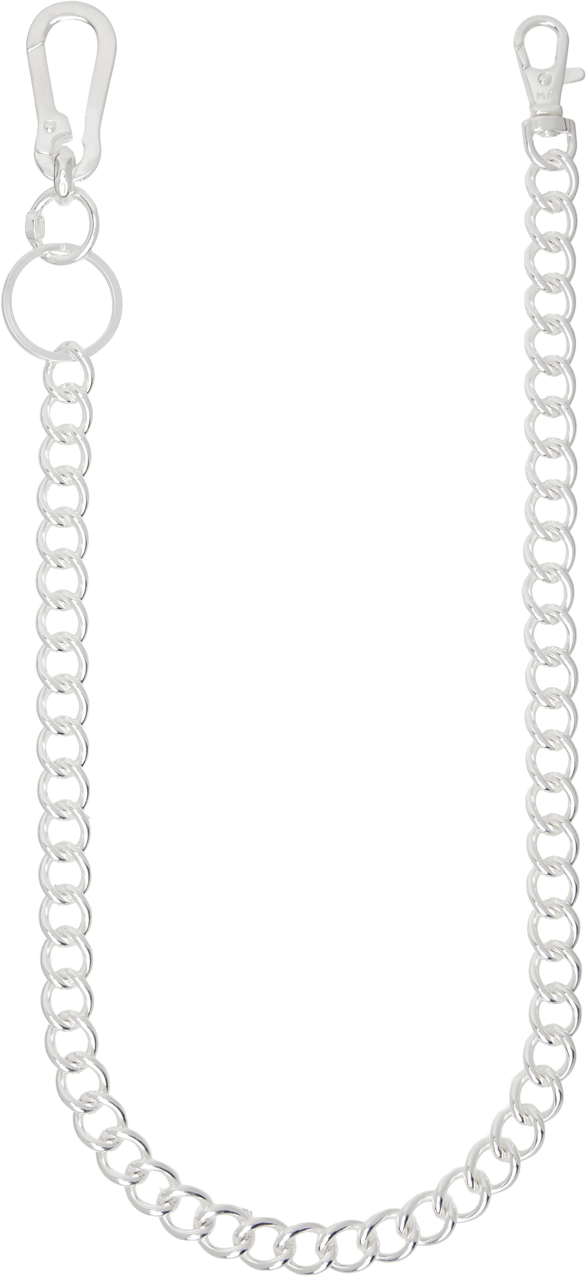 Martine Ali Silver Ouro Pant Chain Keychain