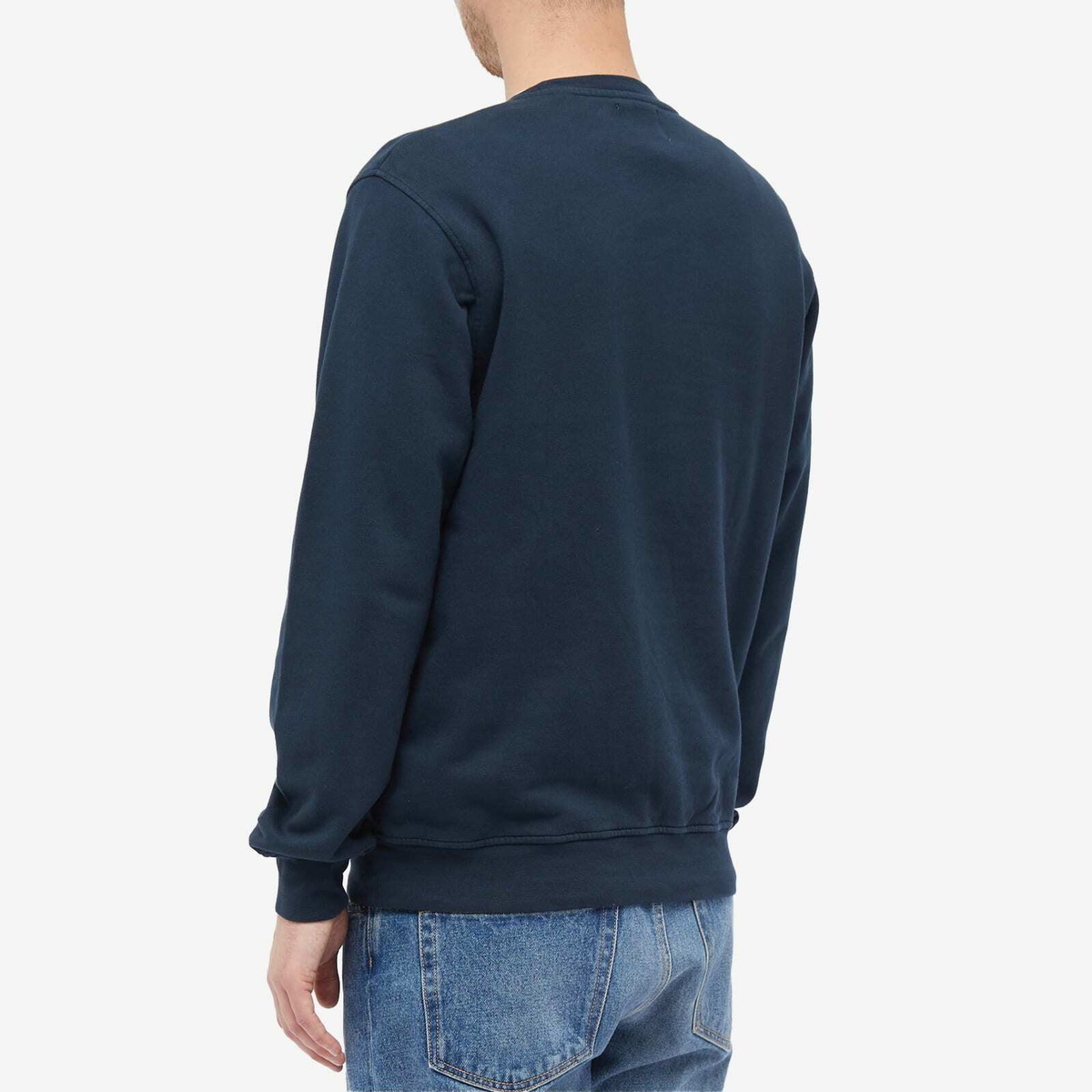 Colorful Standard Men's Classic Organic Crew Sweat in Navy Blue