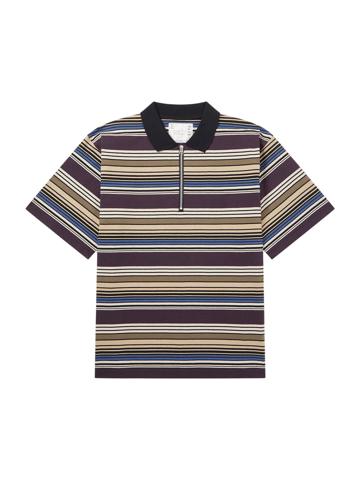 Sacai - Woven Polo Shirt - Red Sacai