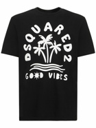 DSQUARED2 - Printed Japanese Cotton Jersey T-shirt