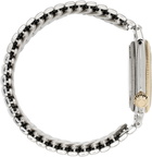 TAKAHIROMIYASHITA TheSoloist. Silver VAGUE WATCH Co. Edition Coussin Extension Belt Watch