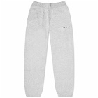 MKI Men's Mohair Blend Knit Sweatpants in Grey