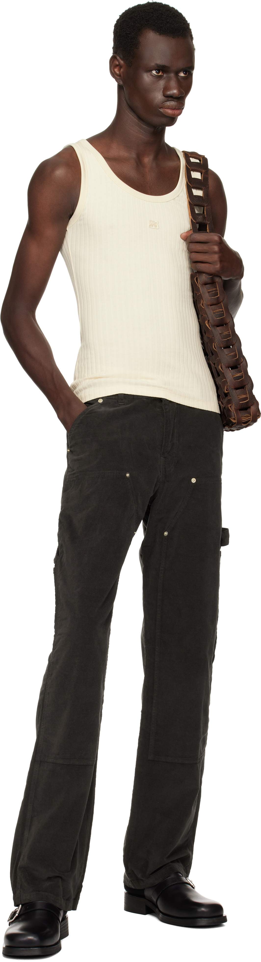 Wales Bonner Brown Kingston Trousers Wales Bonner