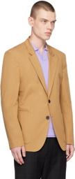 Hugo Brown Slim-Fit Blazer