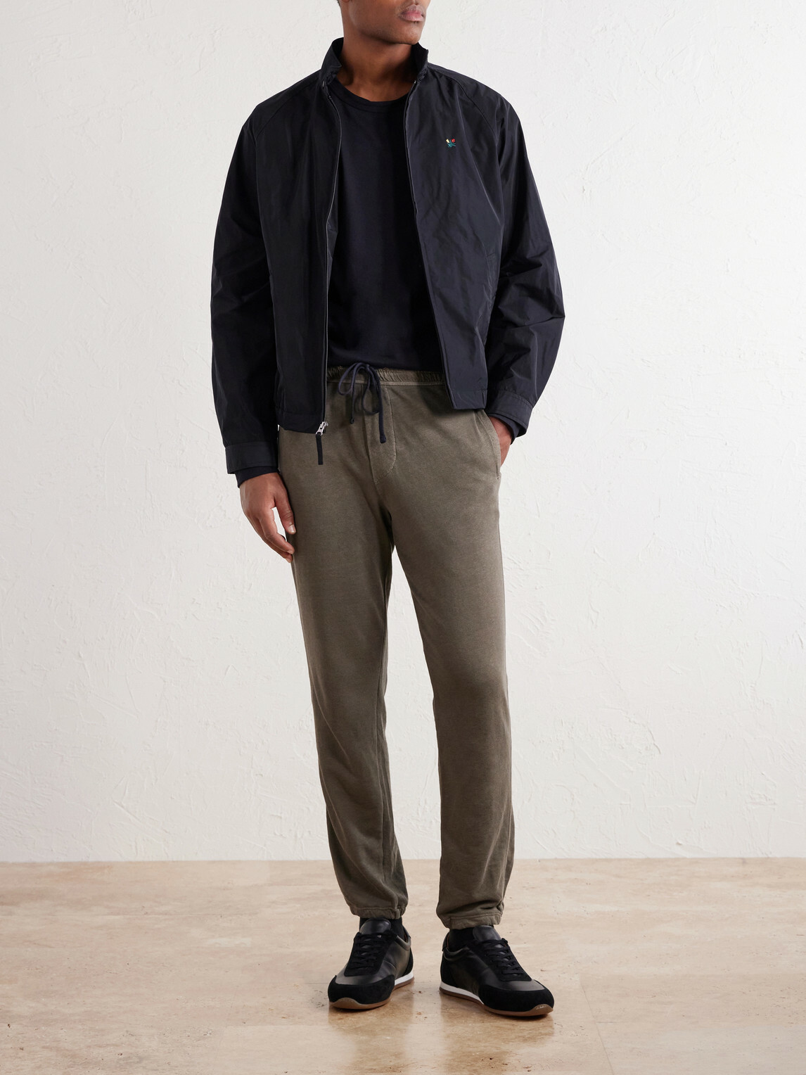 James Perse - Luxe Cotton-Jersey Shirt - Black