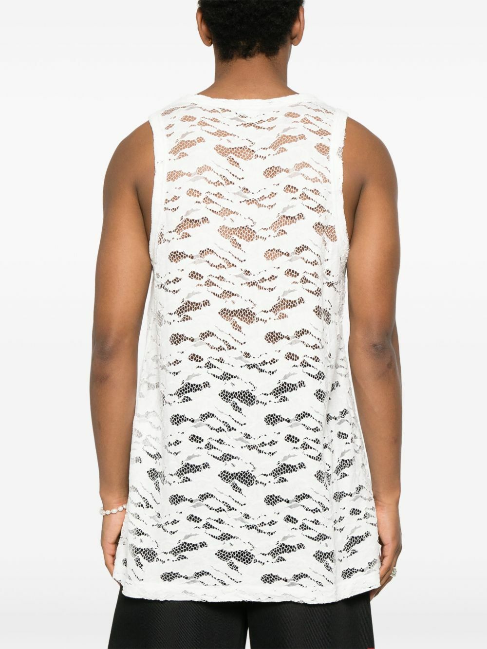 Comme Des Garçons Homme Plus Lace Tank Top Comme des Garcons Homme