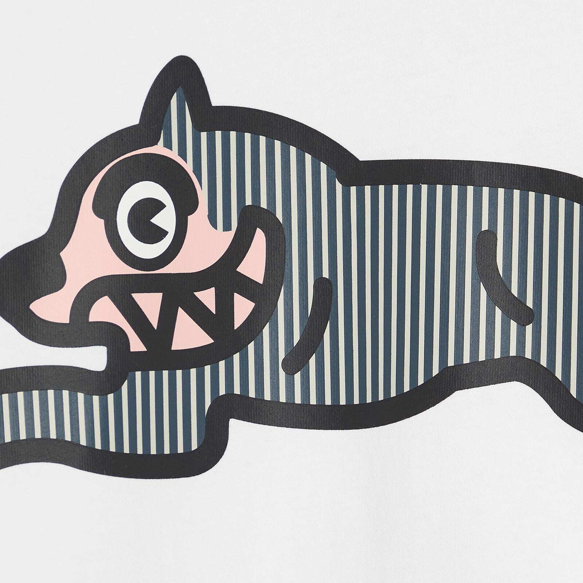 END. x ICECREAM Hickory Running Dog T-Shirt in White