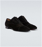 Christian Louboutin - Alpha Male velour Oxford shoes