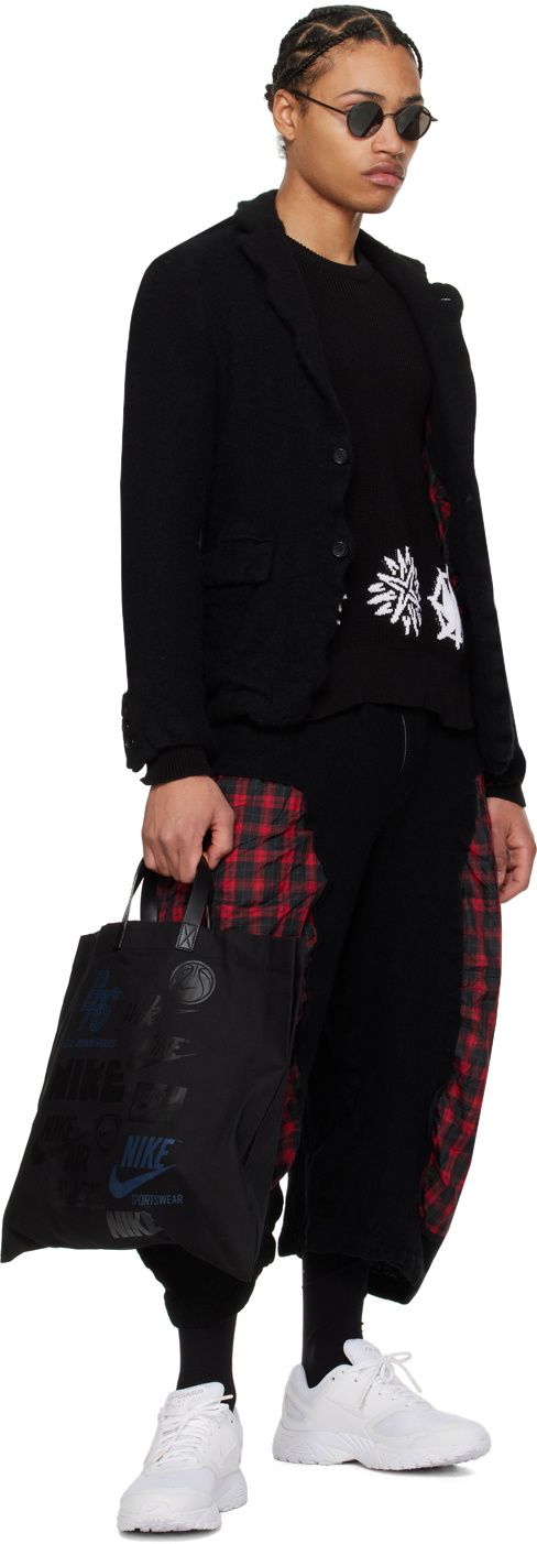 Black Comme des Garçons Black Intarsia Sweater