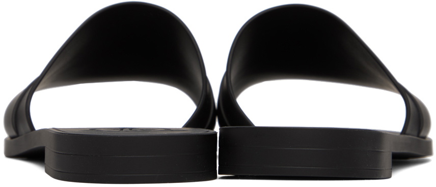 Moncler Black Rubber Sandals Moncler display picture 1