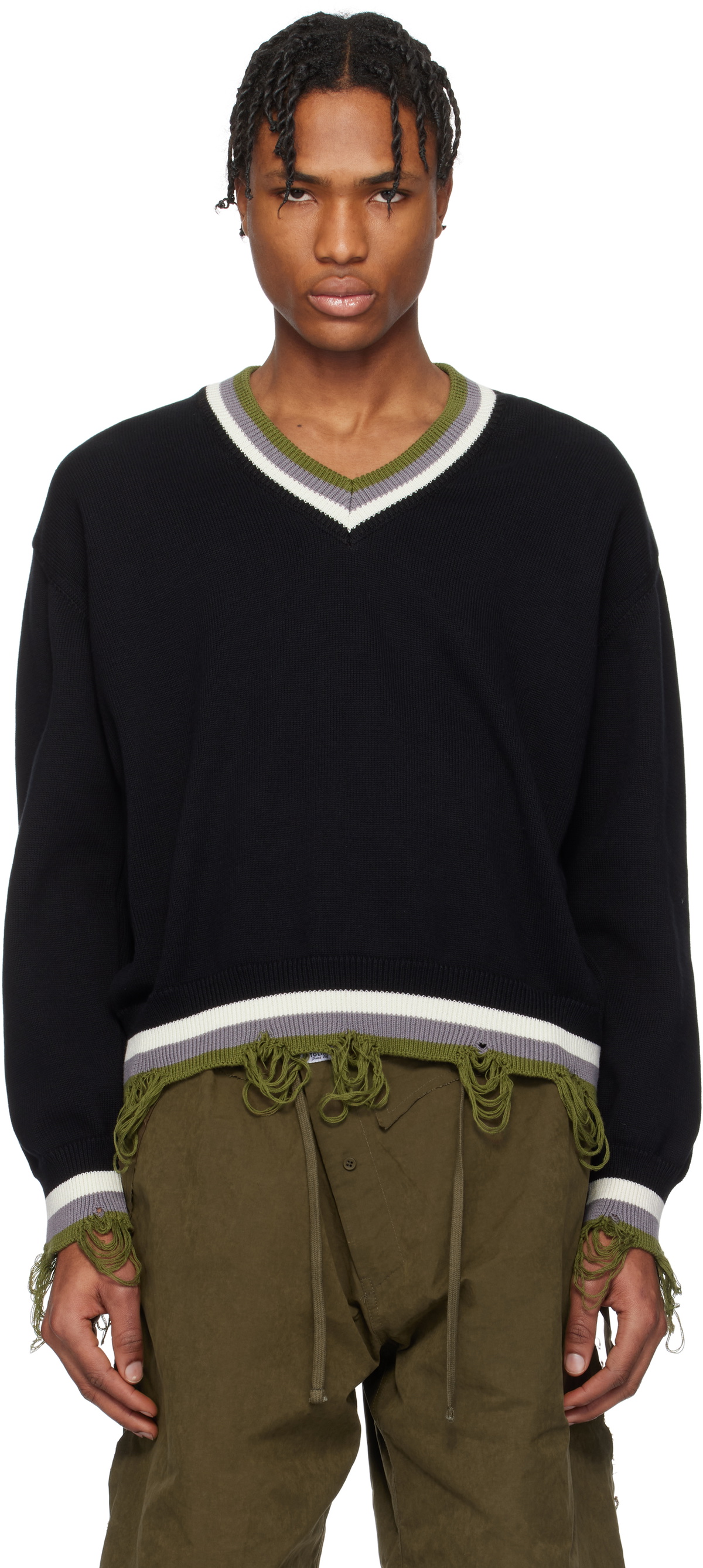 Ottolinger Black Oversized Sweater