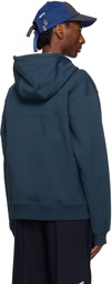 ADER error Navy Zip Hoodie